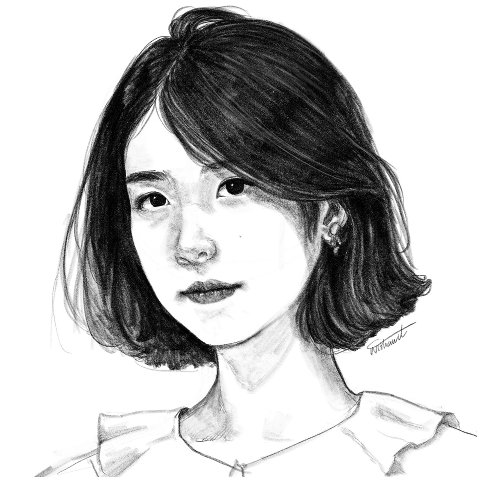 วาดภาพเหมือน Portrait - รับวาดภาพบุคคล ทั้งลายเส้นแบบมินิมอล, ภาพเหมือนบุคคล หรือตามความต้องการของลูกค้า - 2