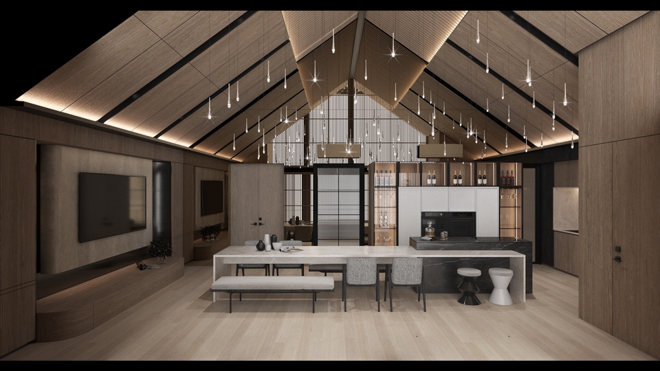 รับทำภาพ Perspective Interior Design