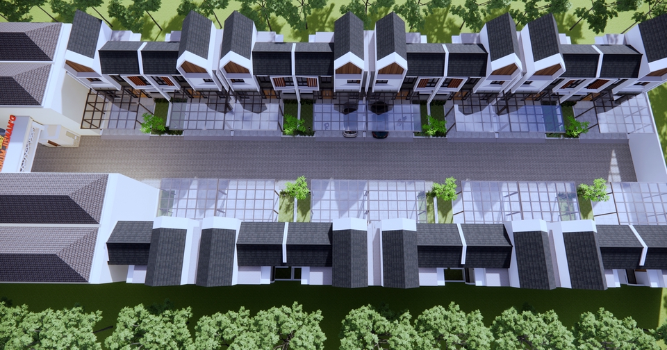 3D & Perspektif - Desain Arsitektural, 3D Modeling dan Rendering - 22