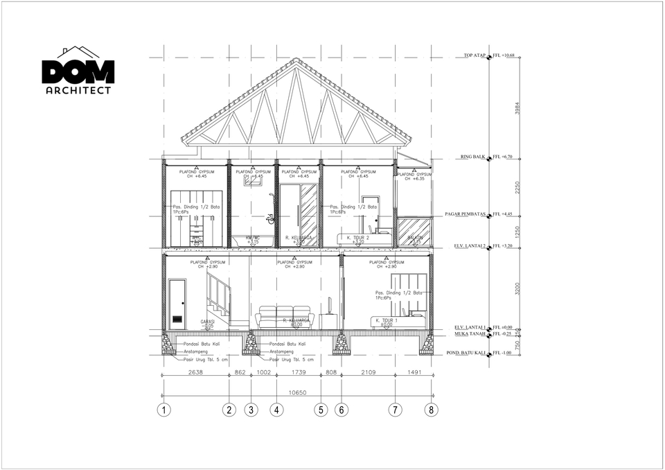 Jasa Gambar Kerja Arsitektural, Struktur, 3D dan RAB