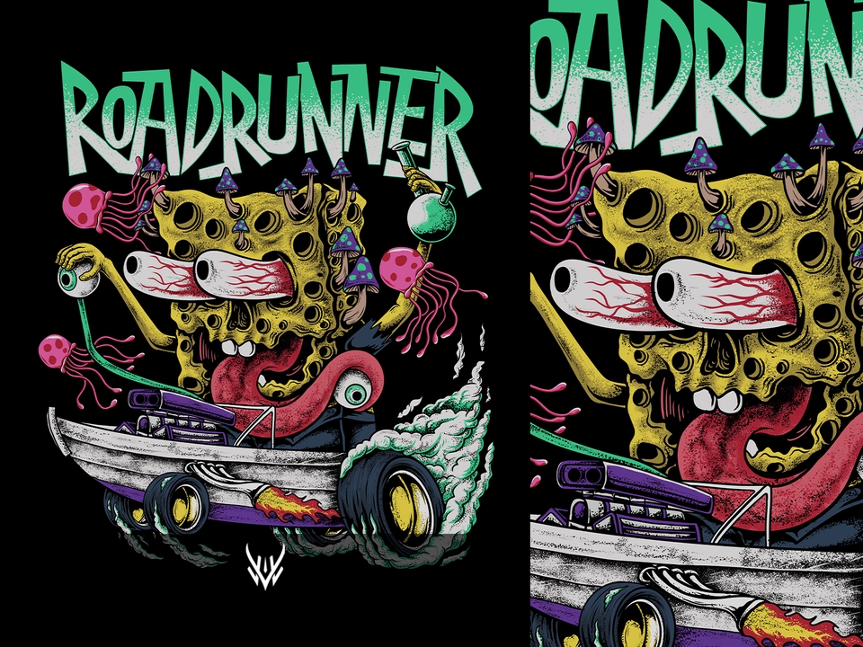 Gambar dan Ilustrasi - DESAIN ILUSTRASI MERCHANDISE, APPAREL,SKATE DESIGN, CLOTHINGLINE - 7