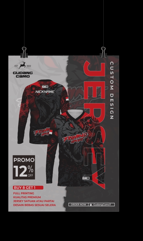 Jasa desain jersey custom, desain jersey printing, jersey futsal, jersey sepak bola, jersey basket, jersey badminton, jersey voli, desain jersey keren, desain jersey unik, desain jersey terbaru, jersey custom murah.