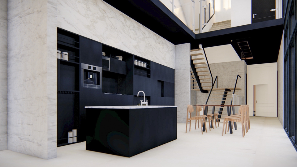 Jasa Desain Interior 3D dan Render Rumah Minimalis Modern