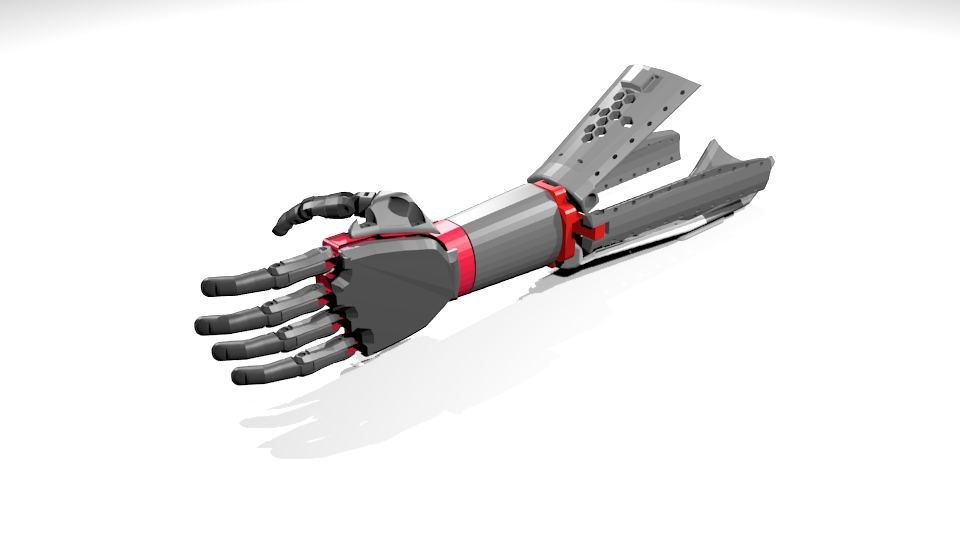 Jasa desain 3d lengan robotik untuk proyek robot 3d.