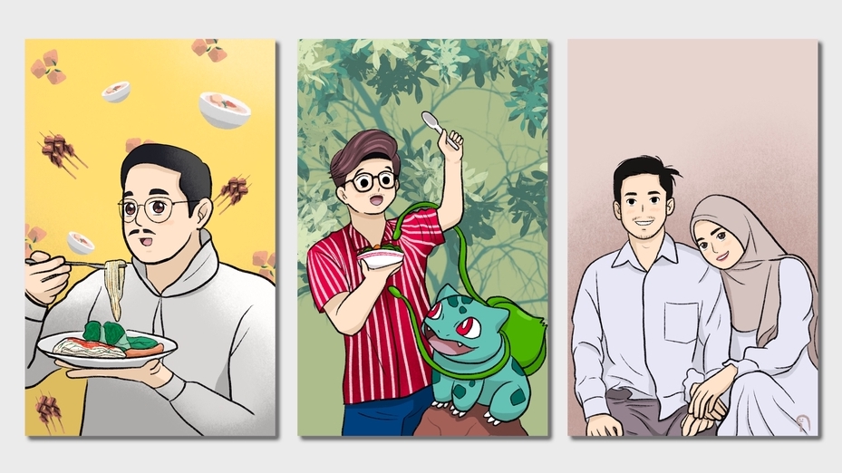 Gambar dan Ilustrasi - Gambar Ilustrasi Potret - 1