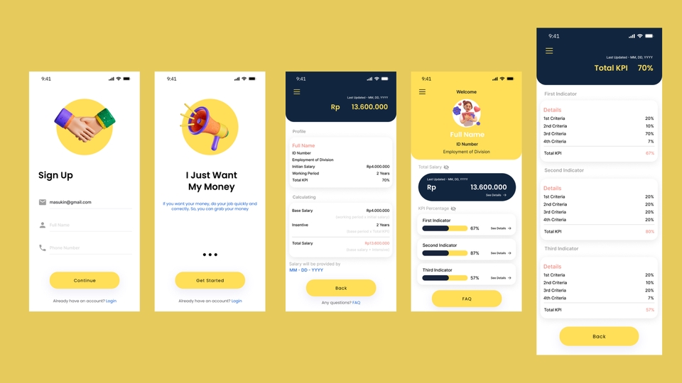 Pembuatan UI UX Design Mobile dan Website menggunakan FIGMA