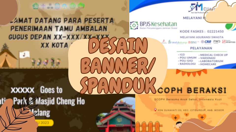 Banner Online - Desain Banner/Spanduk Aesthetic dan Informatif - 1
