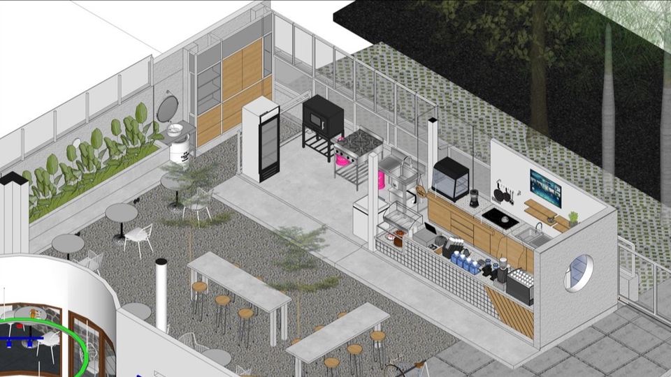 CAD Drawing - Jasa Desain 2D dan 3D Rumah Tinggal, Cafe, Bangunan Retail, dalam 1 minggu - 10