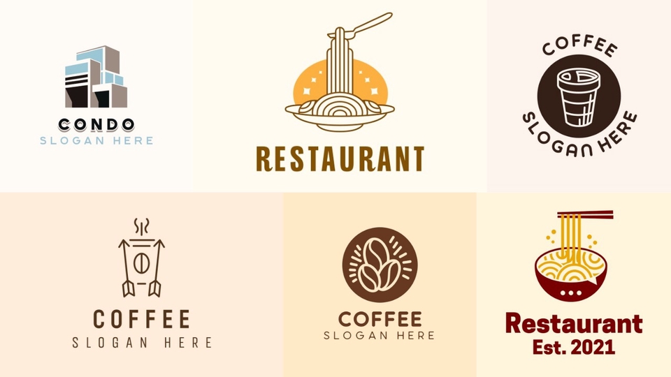 ออกแบบโลโก้ร้านอาหาร ออกแบบโลโก้กาแฟ รับออกแบบโลโก้ บริการออกแบบโลโก้