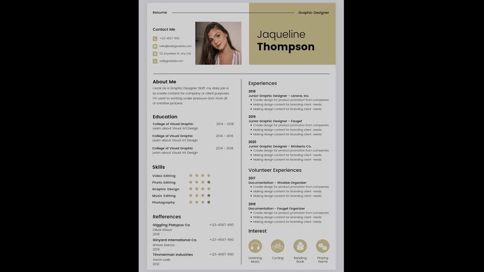 Portfolio & Resume - Buat CV 1 Hari Jadi - 3