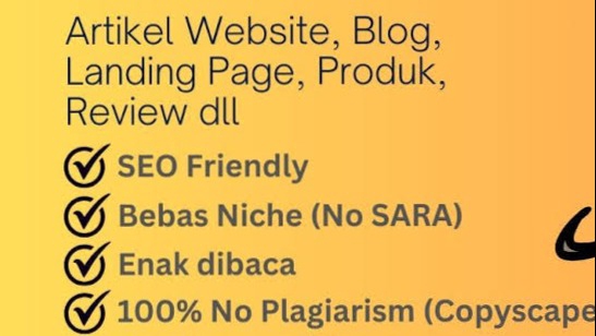 Jasa Copywriting untuk Landing Page dan Deskripsi Produk - Jasa Penulisan Artikel SEO untuk Promosi & Branding