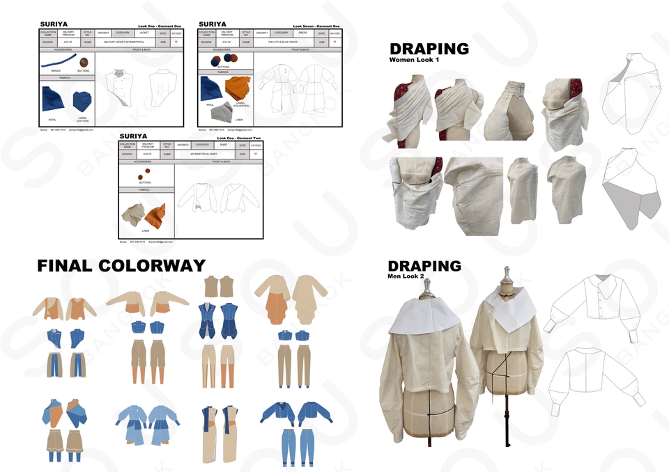 วาด/ออกแบบแพทเทิร์นเสื้อผ้า - ออกเเบบเสื้อผ้า Fashion Designer - 11