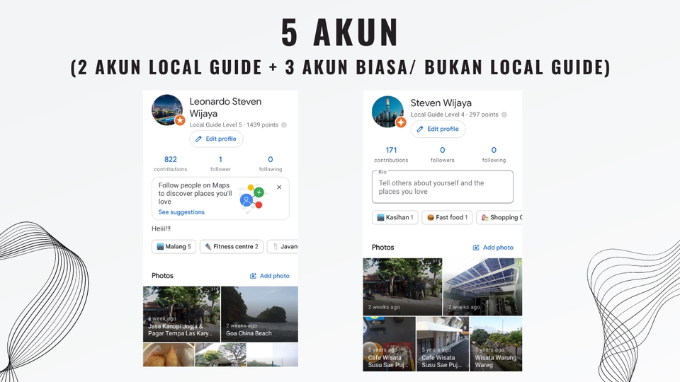 Memberi Review - REVIEW GOOGLE MAPS | 5 Akun Review + Foto (bebas) |  1 Hari Jadi - 2