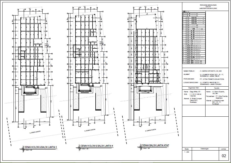 CAD Drawing - Perencanaan Arsitektur & Struktur Bangunan - 15