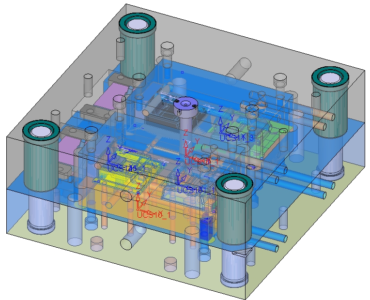 เขียนแบบวิศวกรรมและออกแบบโครงสร้าง - Mold design - 3