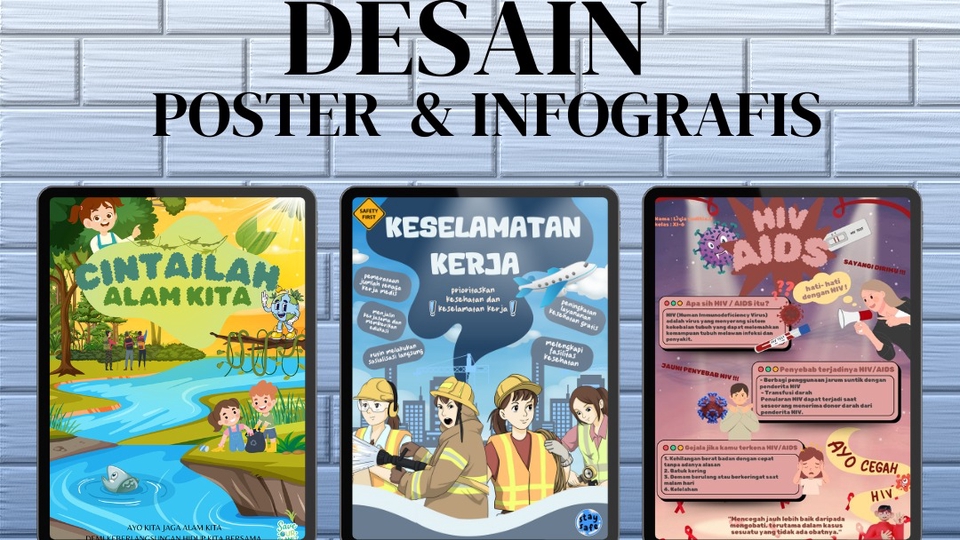 PEMBUATAN POSTER DAN INFOGRAFIS YANG MENARIK