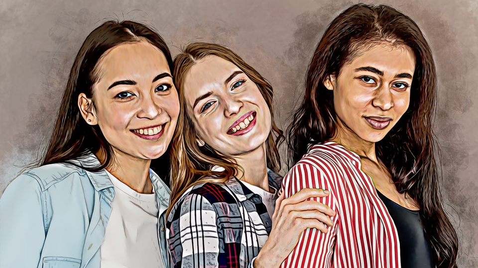 Gambar Potret - Jasa lukisan minyak realistic dari foto wajah anda - 1