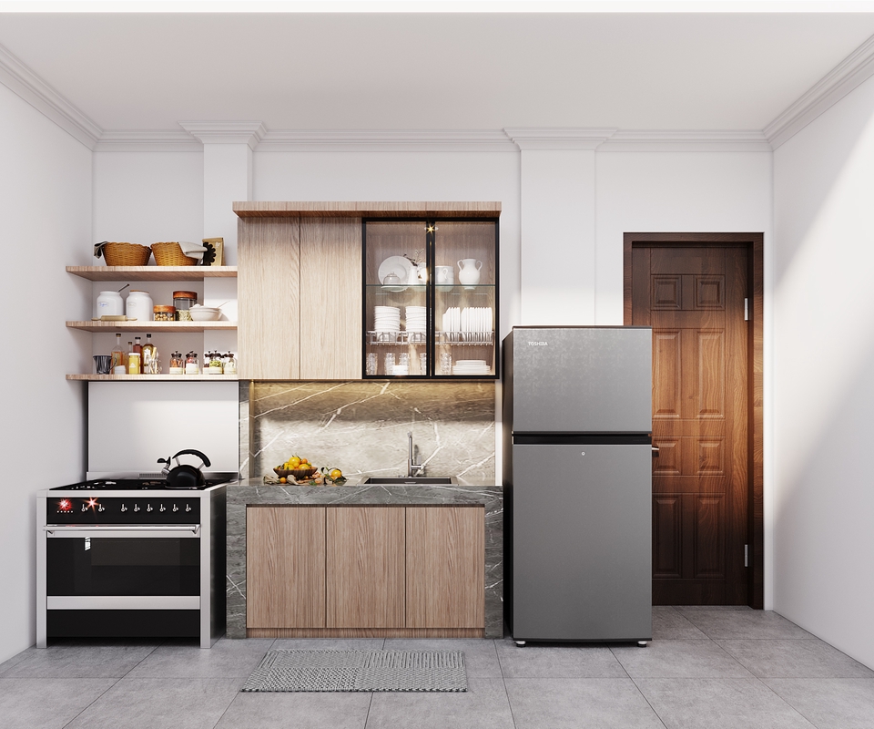 3D & Perspektif - DESAIN 3D KITCHEN SET KUALITAS HD RENDER - 7