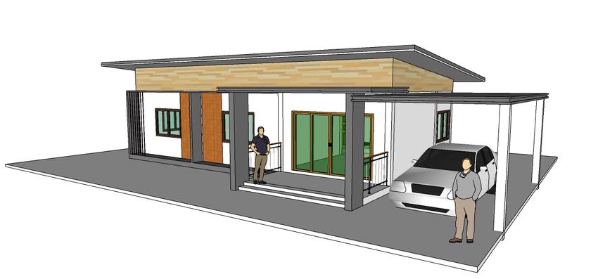 3D Perspective - งานขึ้น Model Sketch Up - 5