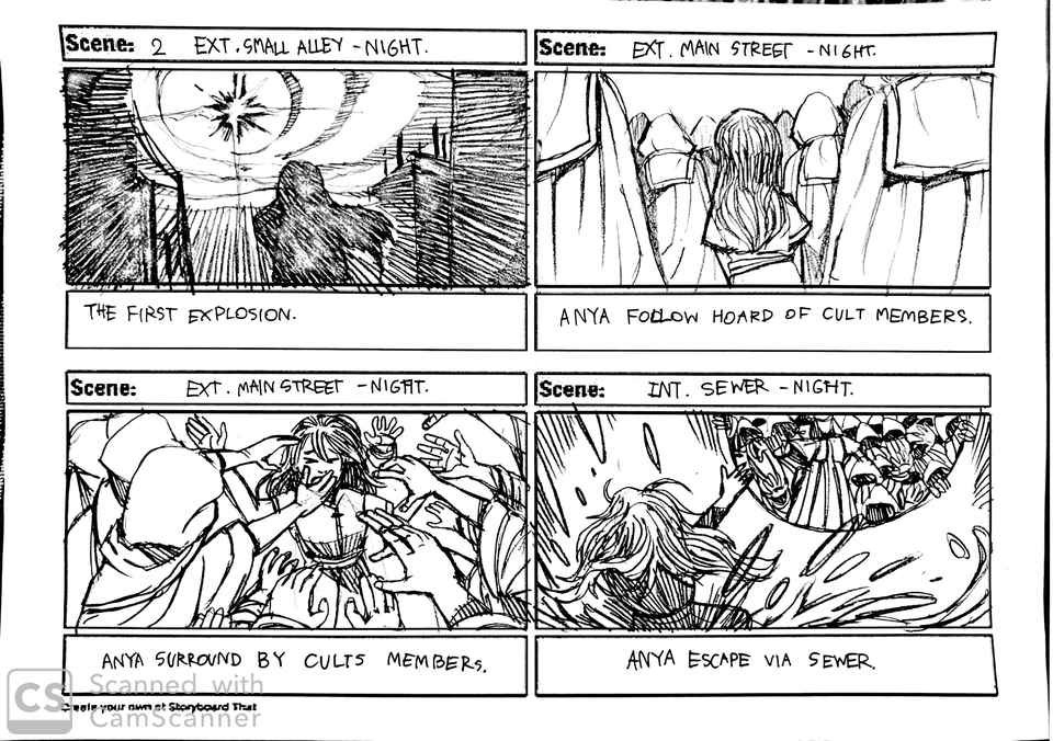 วาด/ออกแบบสตอรี่บอร์ด - วาด Storyboard ตามบรีฟงาน - 2