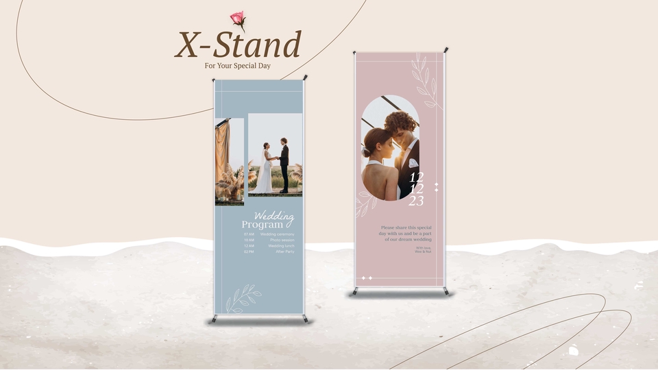 สื่อสิ่งพิมพ์และนามบัตร - ออกแบบ X-Stand, Standee ตามใจคุณ - 7