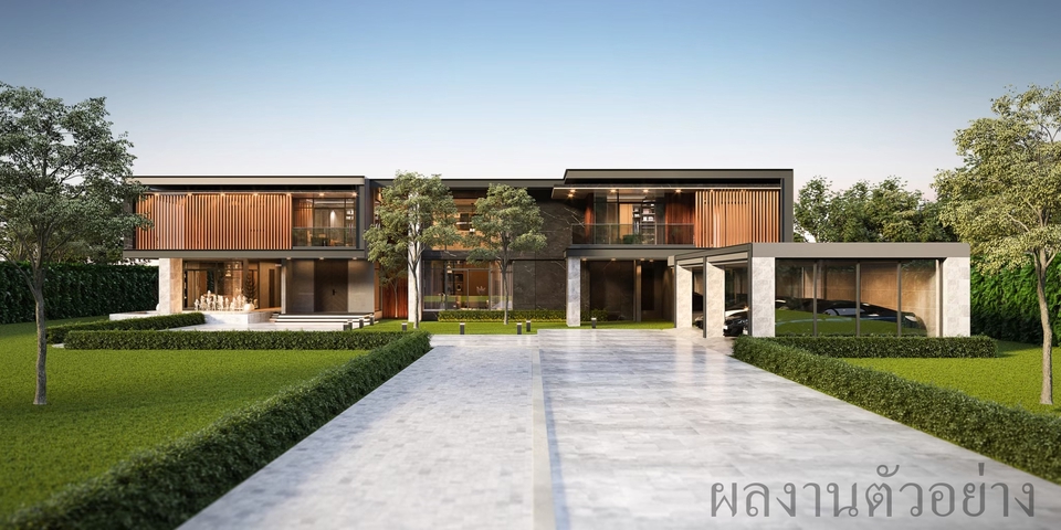 3D Perspective - รับทำและออกแบบ 3D Perspective Exterior - 12