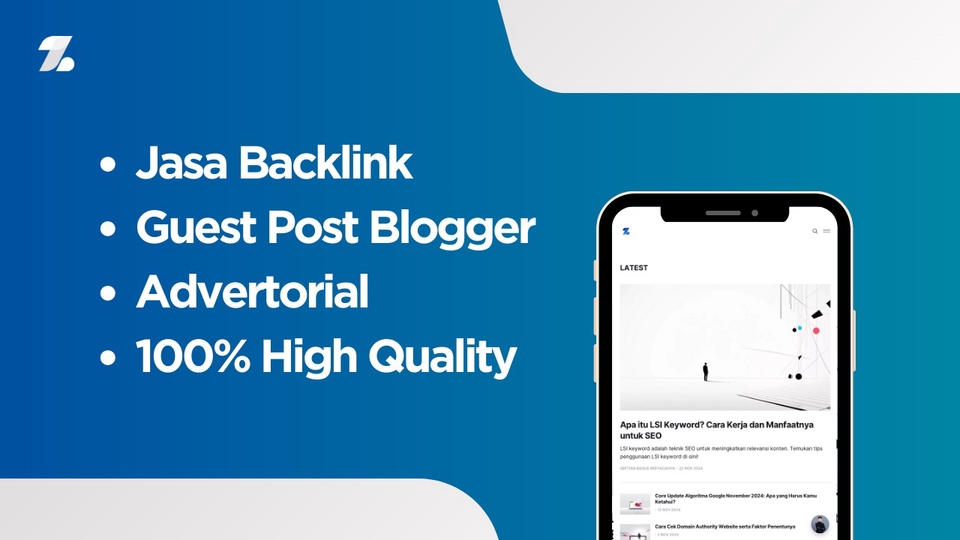 Jasa Backlink Dofollow Berkualitas Terbaik dan Terpercaya - Jasa Backlink | Guest Post Blogger | Advertorial | Niche Digital Marketing | 100% High Quality