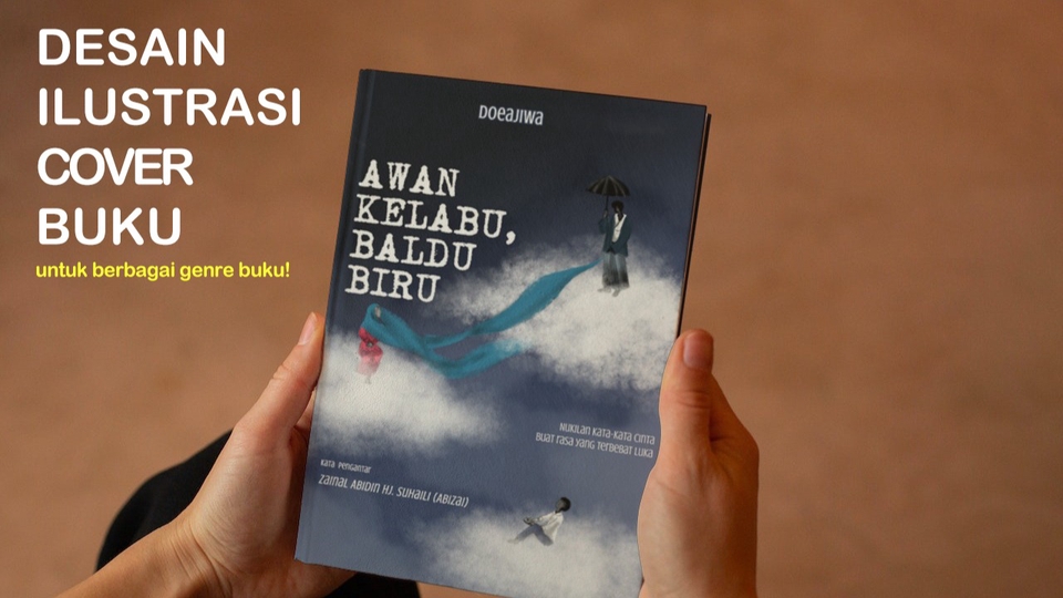 Gambar dan Ilustrasi - DESAIN ILUSTRASI COVER BUKU, COVER WATTPAD, COVER MENARIK (SATU HARI JADI) - 1