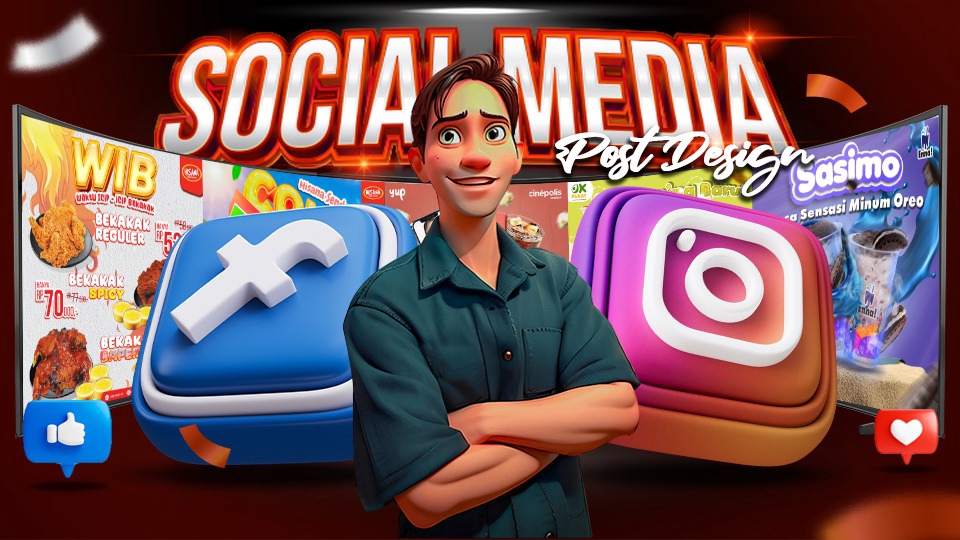 Jasa Desain Banner Online, Template Keren dan Unik - Social Media Design Post