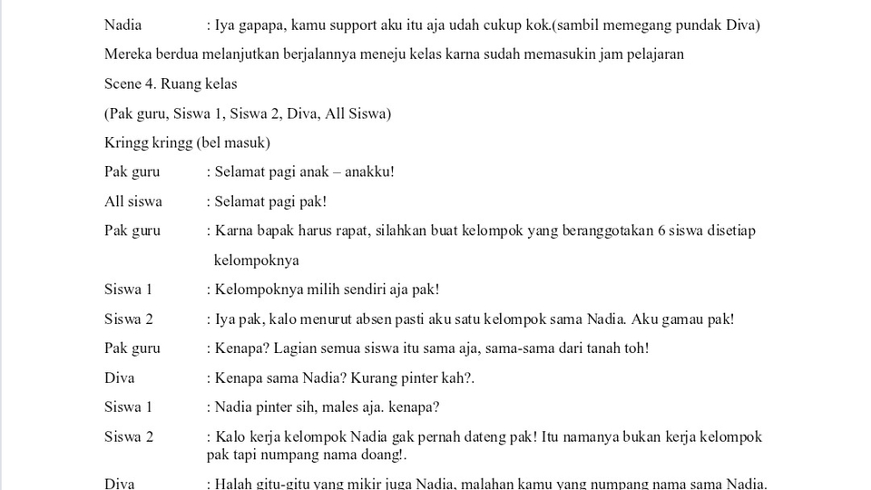 Penulisan Konten - Jasa pembuatan naskah Vidio pendek, cerpen dan teater - 4
