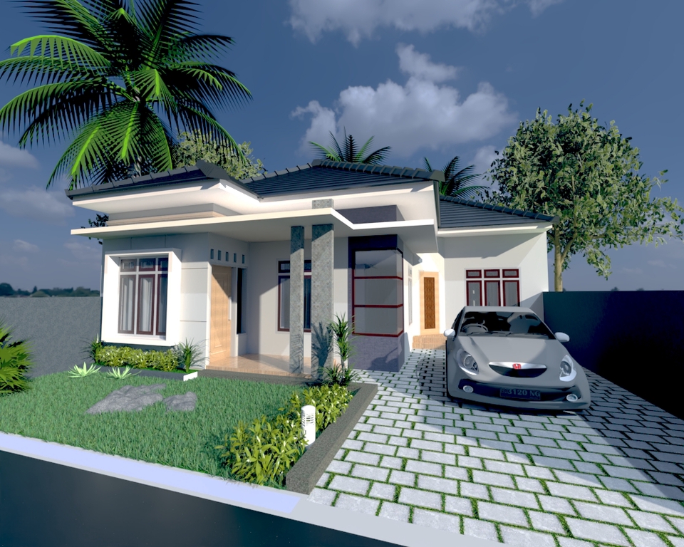 3D & Perspektif - Jasa Desain Gambar 3D Exterior dan Interior Rumah dan Bangunan - 2