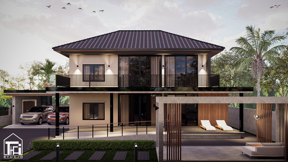3D Perspective - รับทำภาพ3D Perspective ภายนอก,ภายใน,หรือมุมที่ต้องการ - 4