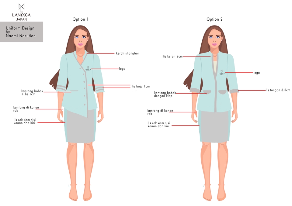 Desain Kaos & Motif - Fashion Design Collection with Tech Pack - 12