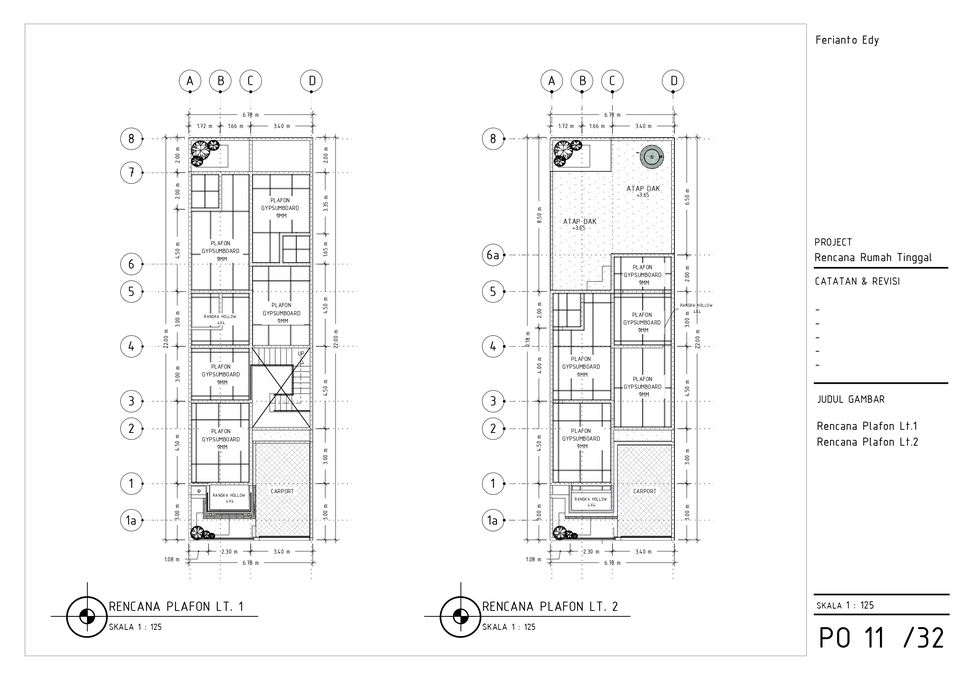 CAD Drawing - Desain Rumah Impianmu disini MURAH, Cepat dan Berkualitas - 11