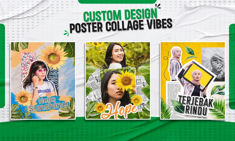 Banner Online - Desain poster kolase art, sesuai request - 2