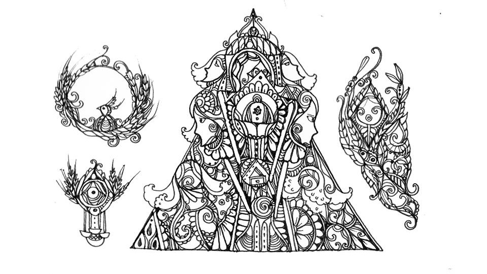 ออกแบบลายสักสวยๆ ลายสักชนเผ่า สไตล์มินิมอล