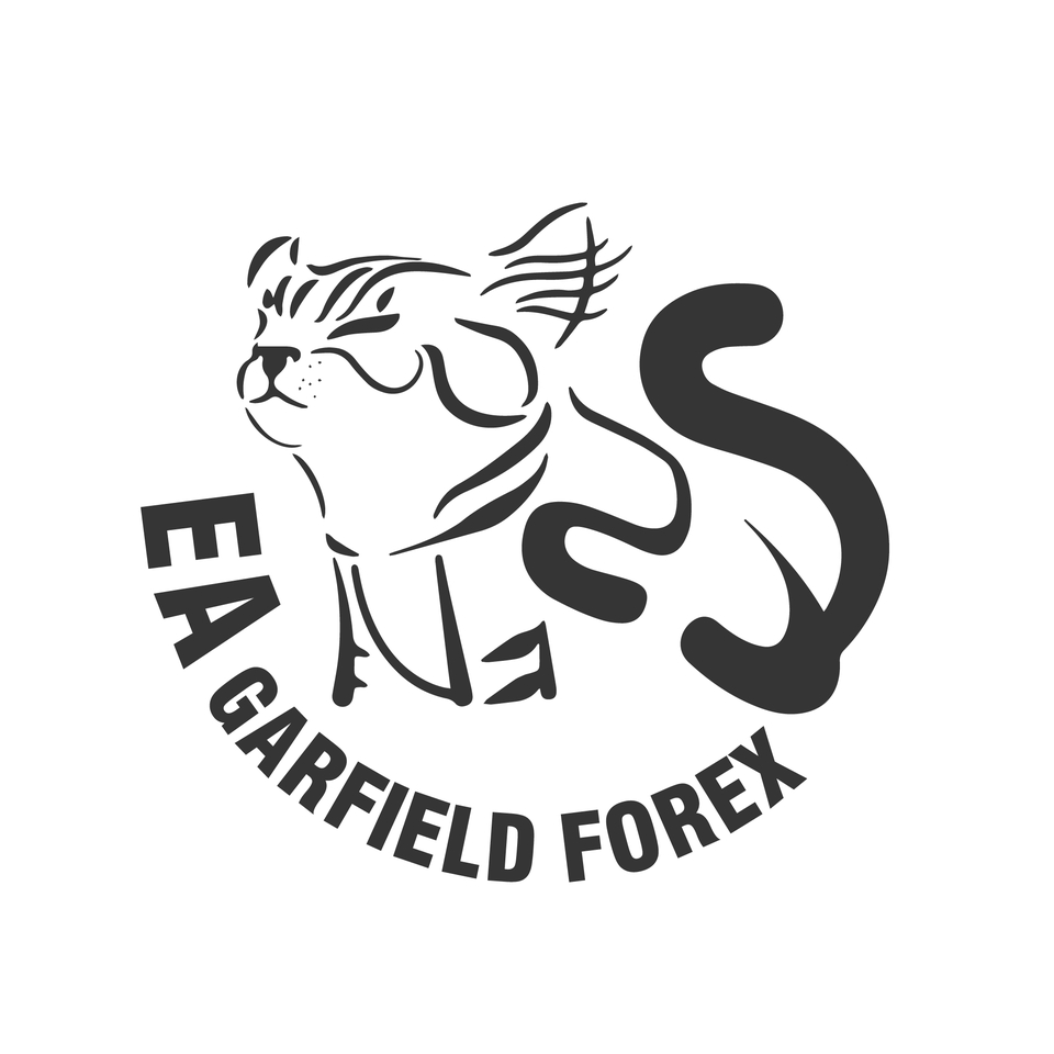 รับออกแบบโลโก้EA Garfield Forex สไตล์มินิมอล