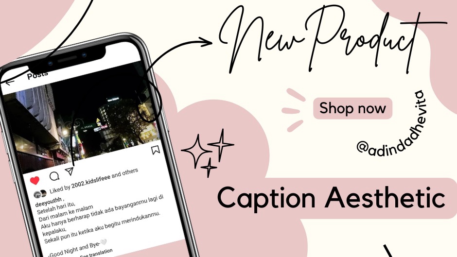 Jasa caption Instagram lucu, kekinian, bijak, dan romantis untuk ig stories dan feed.