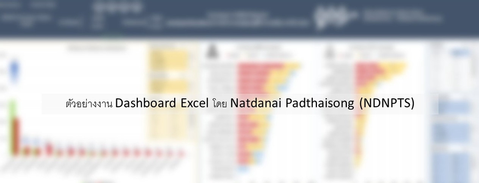 พิมพ์งาน และคีย์ข้อมูล - รับสร้าง Dashboard, Summary Sheet, Pivot, Formula and Format Template, Data Cleaning - 3