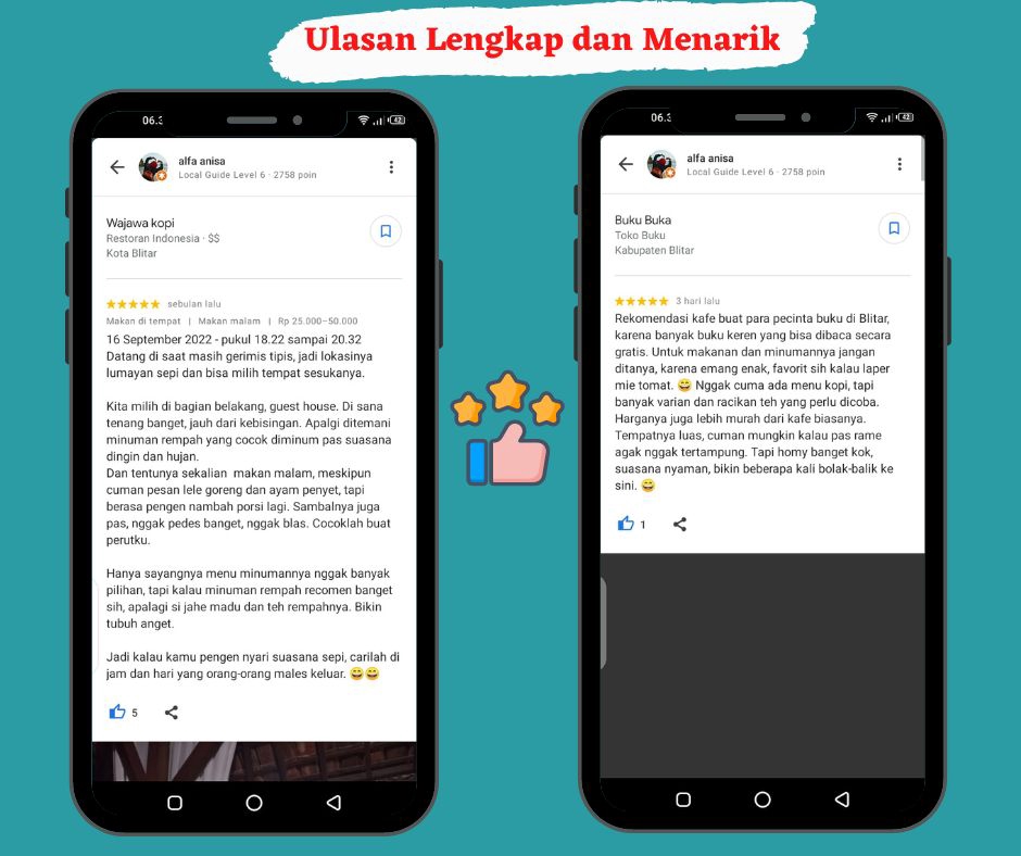 Memberi Review - Jasa Review Google Maps dan Google Bisnis, 1 Hari Langsung Jadi - 4