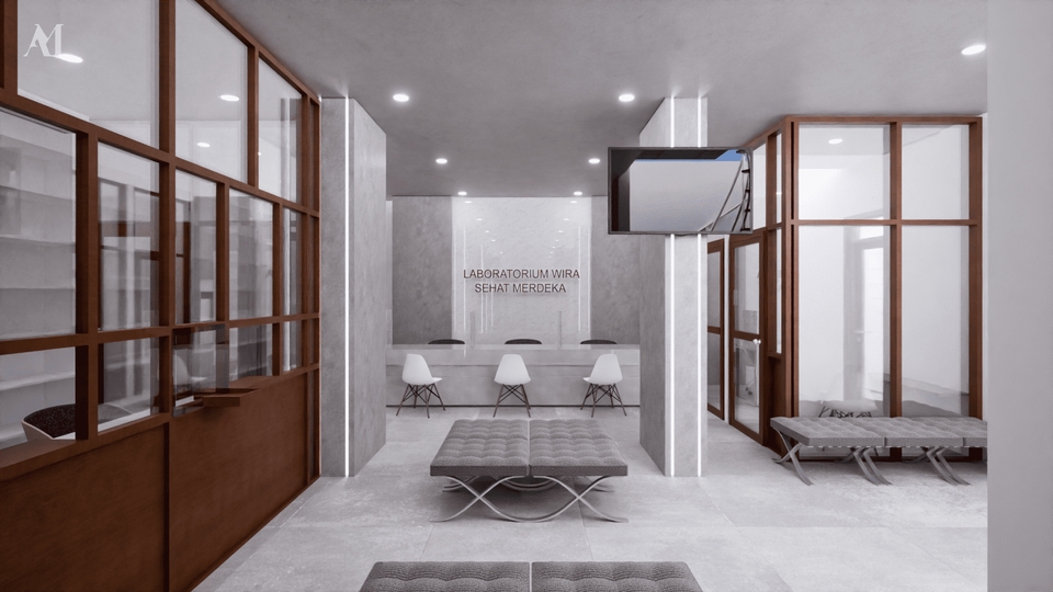 Jasa desain interior 3D dan arsitektur rumah minimalis modern, kantor, cafe. Render 3D desain interior dan eksterior.