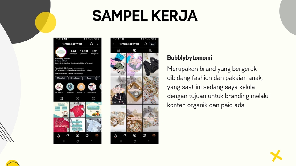 Jasa Iklan Facebook dan Instagram - Contoh Portofolio Jasa Digital Marketing untuk Bisnis Online Anda