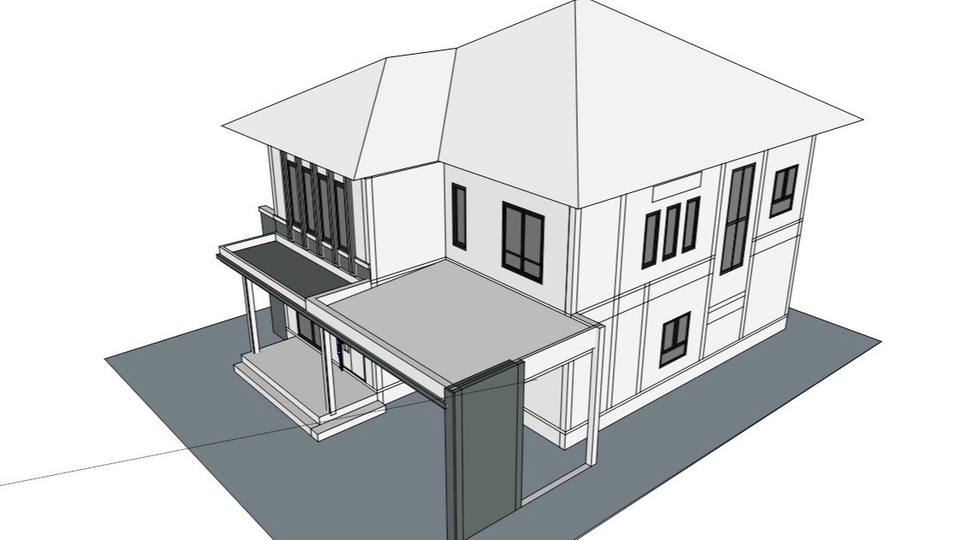 เขียนแบบวิศวกรรมและออกแบบโครงสร้าง - รับออกแบบโครงสร้าง อาคารที่พักอาศัย (บ้าน, ตึกแถว, ฯลฯ) - 1