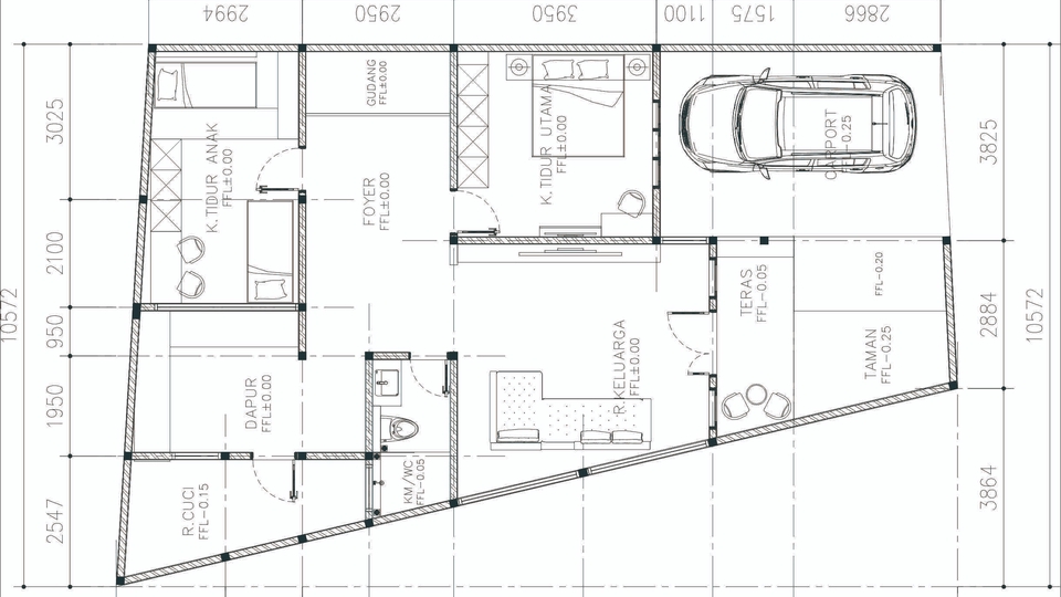 CAD Drawing - JASA DRAFTER GAMBAR KERJA/ DESAIN BANGUNAN (SHOP DRAWING, ASBUILT DRAWING DLL.) - 2