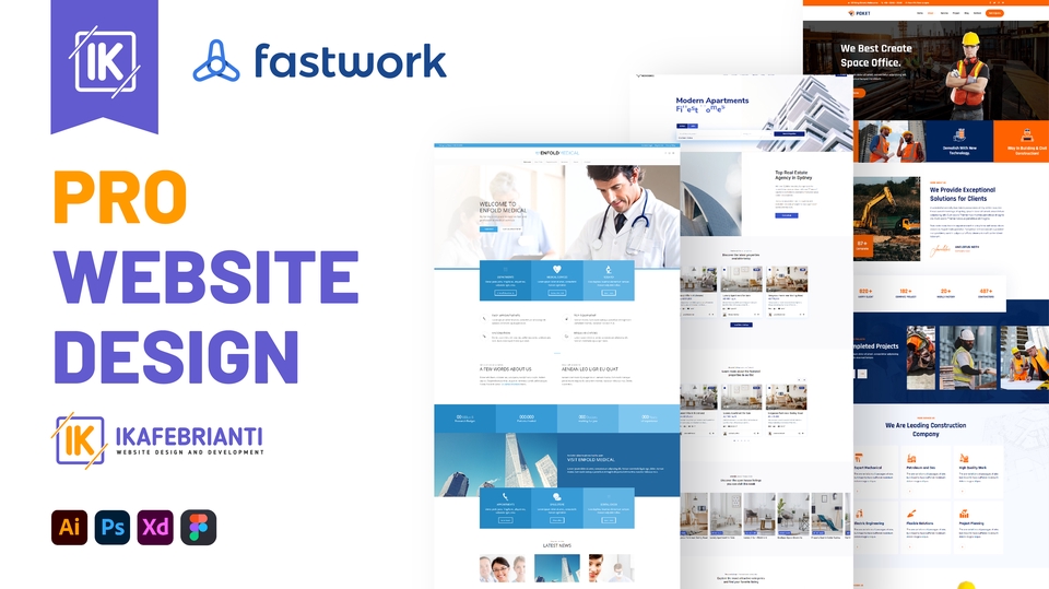Desain Web - TERBAIK!!! Website Design Professional - Figma/Adobe Illustrator/Photoshop Desain Website Murah - 3