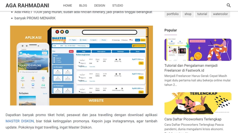 Memberi Review - Promosikan Usahamu di Artikel Website Saya - 4