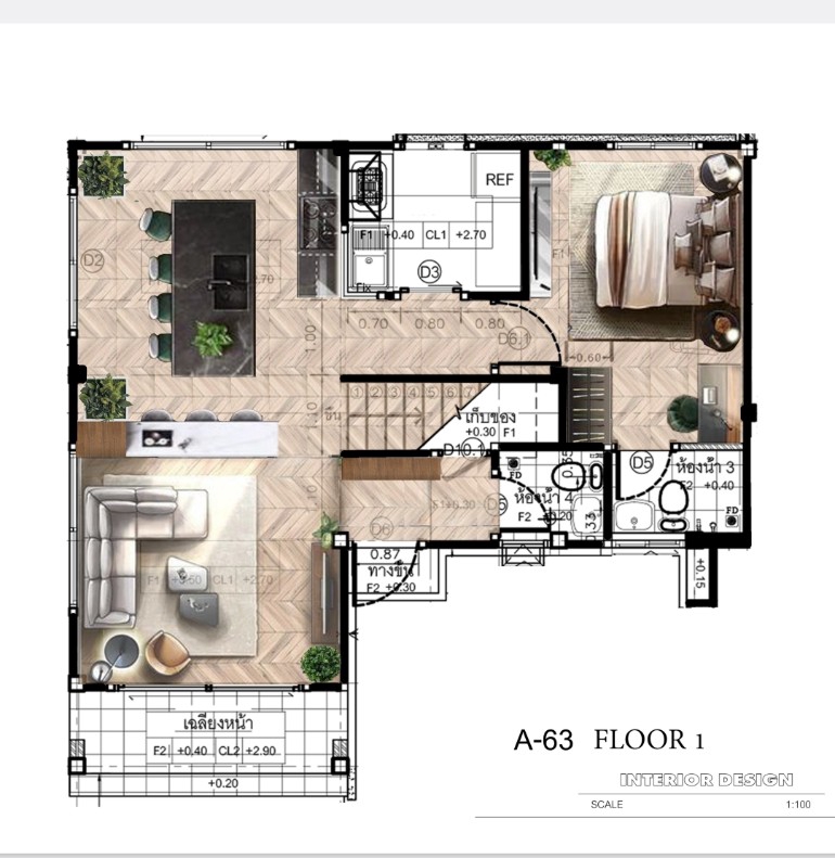 3D Perspective - ผลงานตกเเต่งภายใน - 26