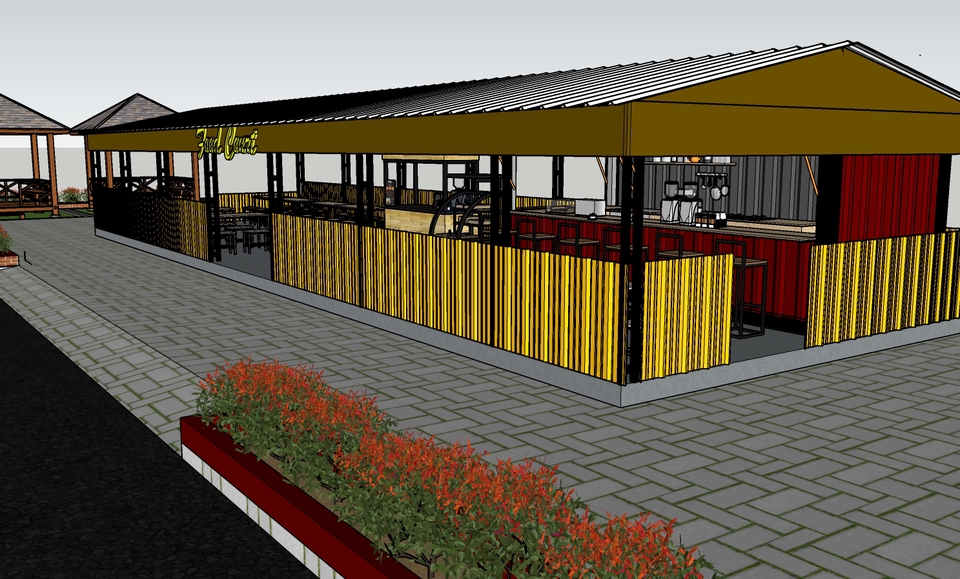 3D & Perspektif - DESAIN 3D RUMAH/TOKO/BANGUNAN - 3