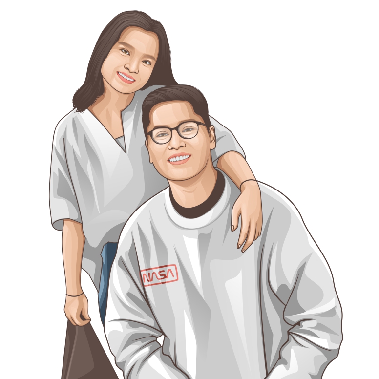 Gambar dan Ilustrasi - Vector Potrait karikatur  - 11