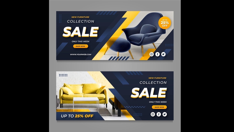 Banner Online - Membuat Desain Pamflet Banner Kualitas HD Layanan 24/7 dengan Desain Sesuai Keinginan Anda - 1